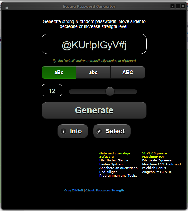 Dieser geniale Passwort-Generator erzeugt Passwörter für Sie,die so gut wie nicht zu knacken sind !