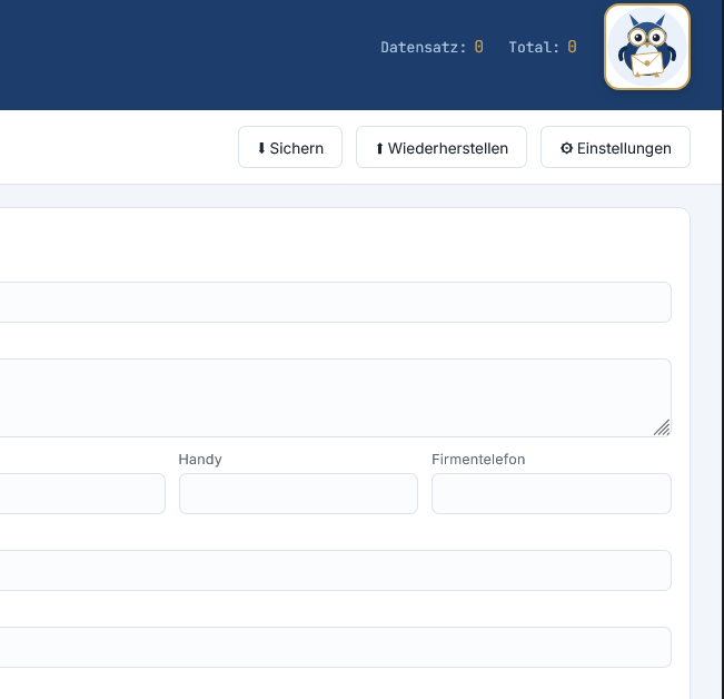 Sicherung & Druck eMail & AdressManager Deluxe