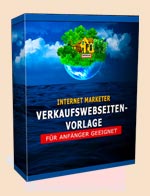 Verkaufswebseiten-Vorlage „Mein kleines Internet-Imperium"