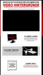 74 Video-Hintergründe + 30 Audio-Tracks